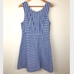 Vineyard Vines Cotton Linen Striped Dress